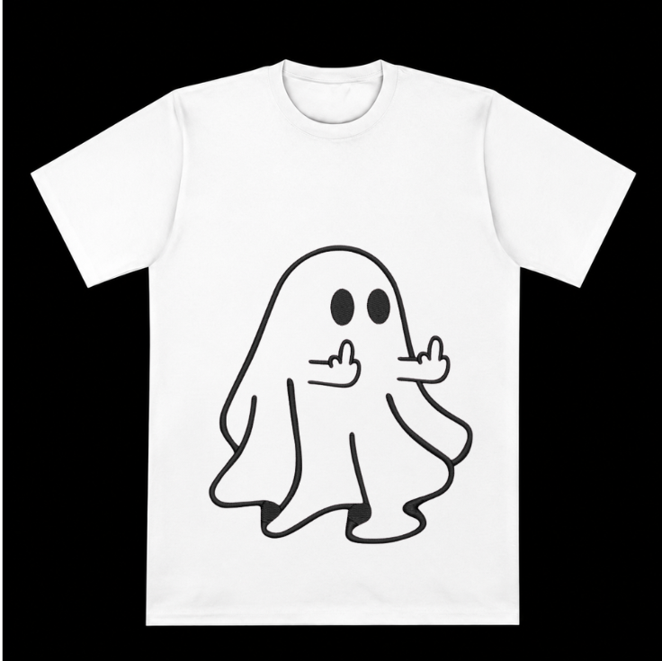 Zero F*cks Ghost Tee