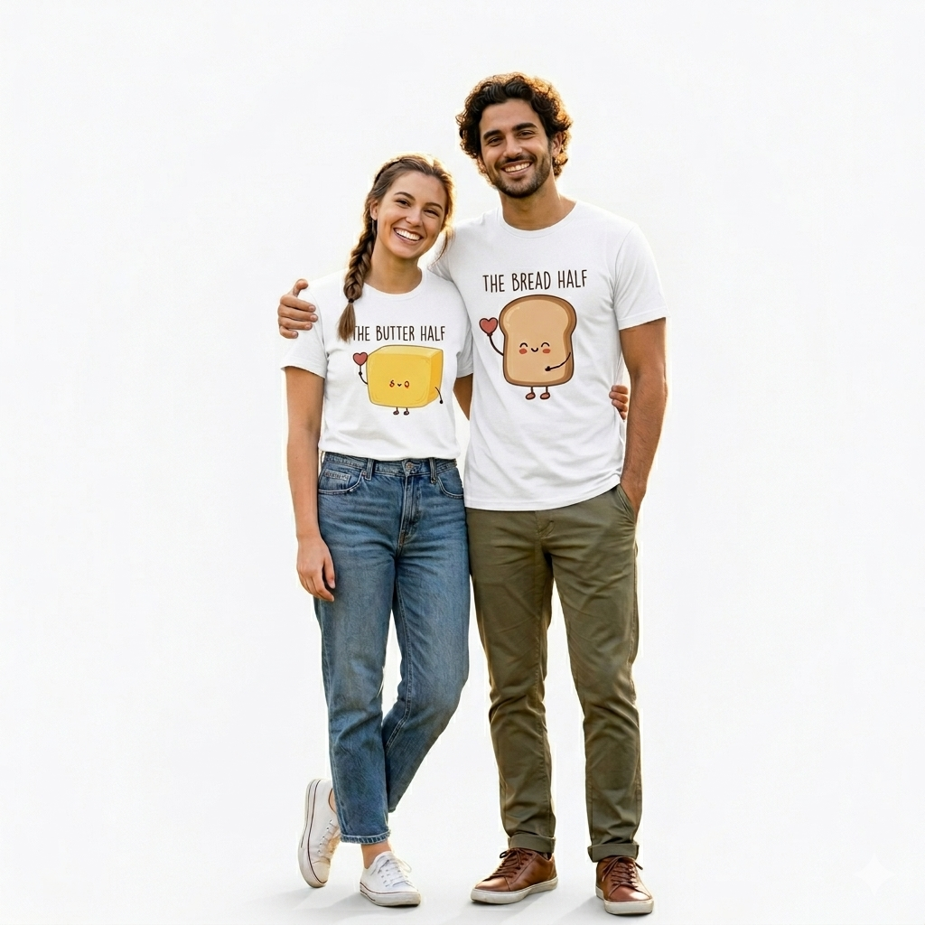 Bread and butter couple tee