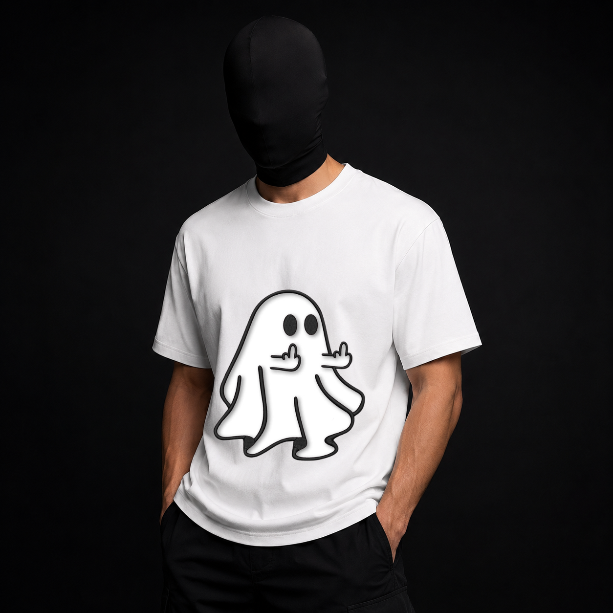 Zero F*cks Ghost Tee