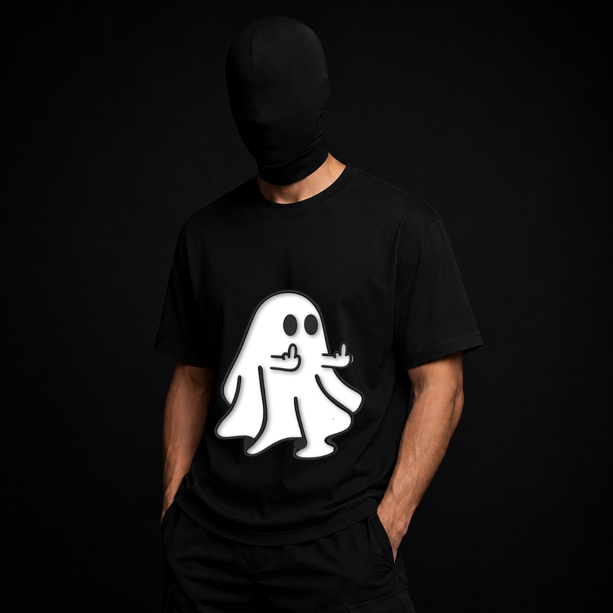 Zero F*cks Ghost Tee