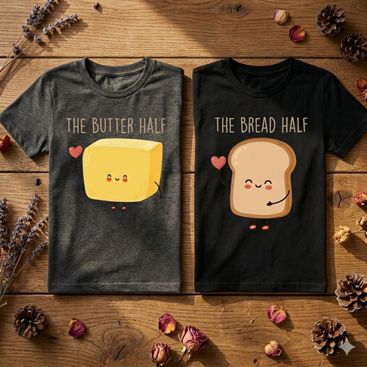 Bread and butter couple tee