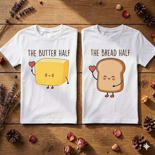 Bread and butter couple tee